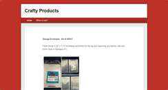 Desktop Screenshot of crafty-products.com